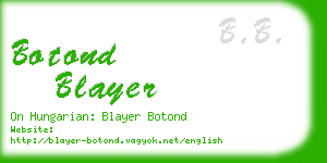 botond blayer business card
